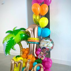 Balloons Bouquet Moana - Happy Birthday 