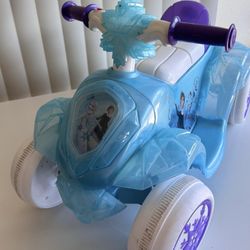 kid Trax Toddler Frozen Electric Quad Ride On Toy, Kids 1.5-3 Years Old, 6 Volt Battery and Charger Included, Max Weight 45 lbs