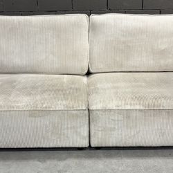 Corduroy Plush Cloud Modular Couch Sofa 