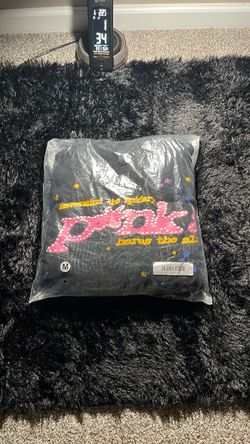 P⭐️nk Sp5der Desginer Hoodie Puff Printed