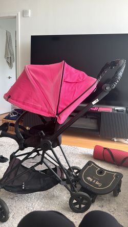 Cybex mios stroller + cozy tider attachment
