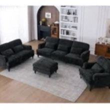 Black Living Room Set