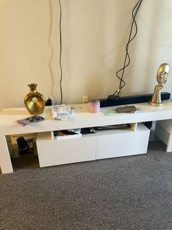 65” White Tv Stand