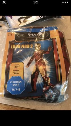 Iron man costume, boys 7-8