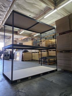 Industrial Warehouse Storage Shelving 8x4 Racks Similar To Uline And Grainger Delivery Available