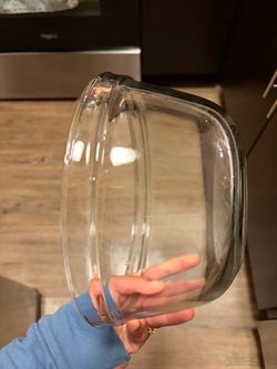 Clear bowl for mixing
