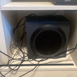 Logitech Monitor Speakers With Subwoofer 