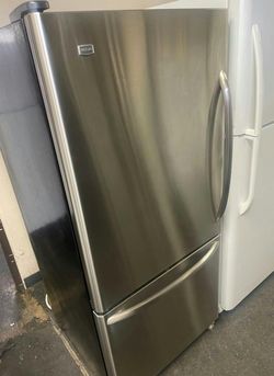 Maytag Stainless Steel Bottom Freezer Fridge