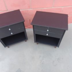 Mid Century Original Harmon Mfg. Co. Night Stands 