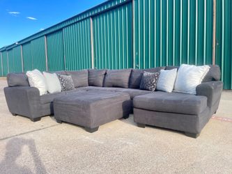 🔥 Ashley Sorenton 3pc Sectional w/ Ottoman – $625 🔥