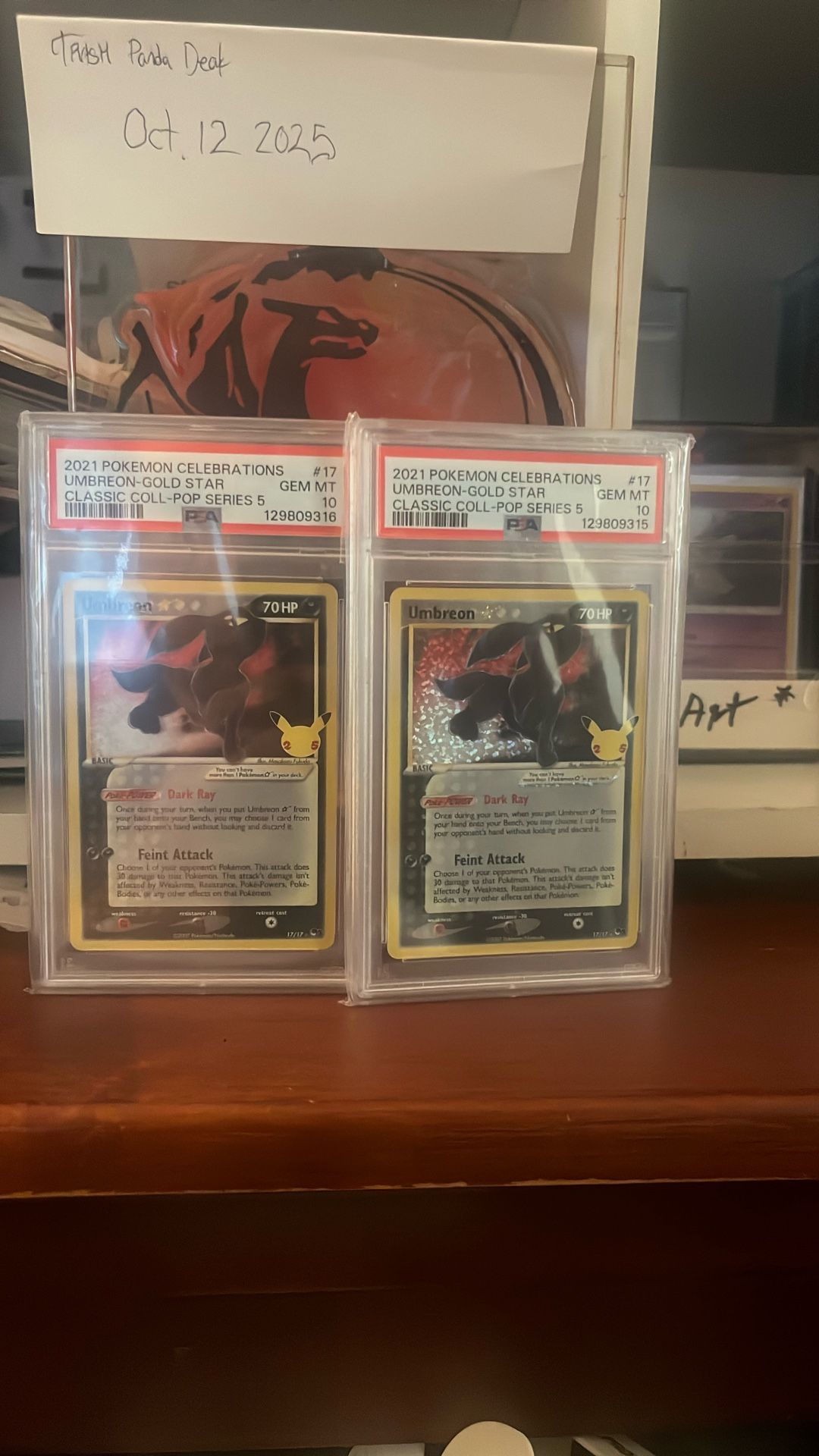 Psa 10 Umbreon & Mc D. Pikachu