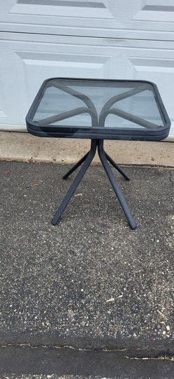 Black Side Table