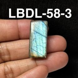 Labradorite Rectangle Shape Natural Gemstone Cabochon-LBDL-58-3