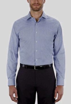 Van Heusen Dress Shirt Long Sleeve Regular fit 17.5 34-35 NEW
