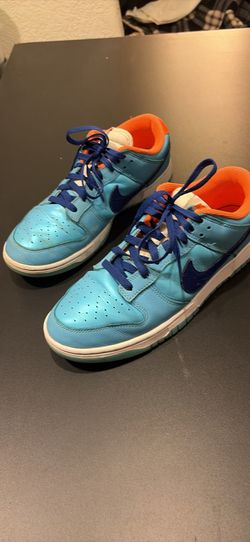 Nike Dunk Low SE Baltic Blue Total Orange  size 10