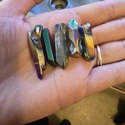 5 Titanium Quartz Drilled