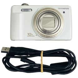 Olympus VR‑340 16 MP Digital Camera + Battery & Charger – Tested Working