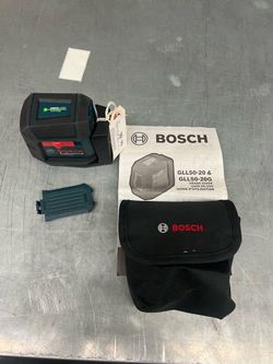 Bosch GLL50-20G Green Cross-Line Laser w/Battery