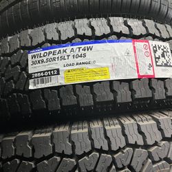 FALKEN WILDPEAK 30x9.50R15LT TIRES FOR SALE!!!!