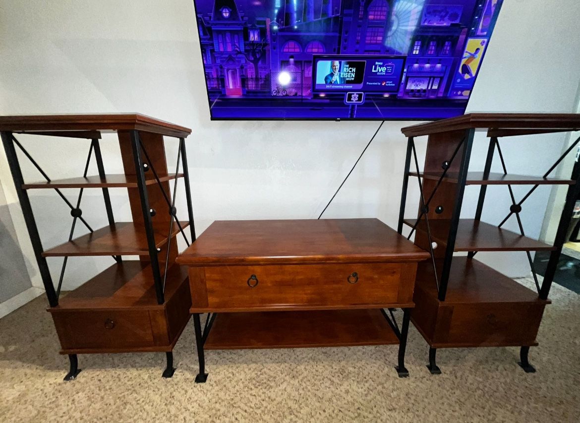3 piece entertainment center
