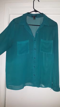 Teal Thin Long Sleeveshirt