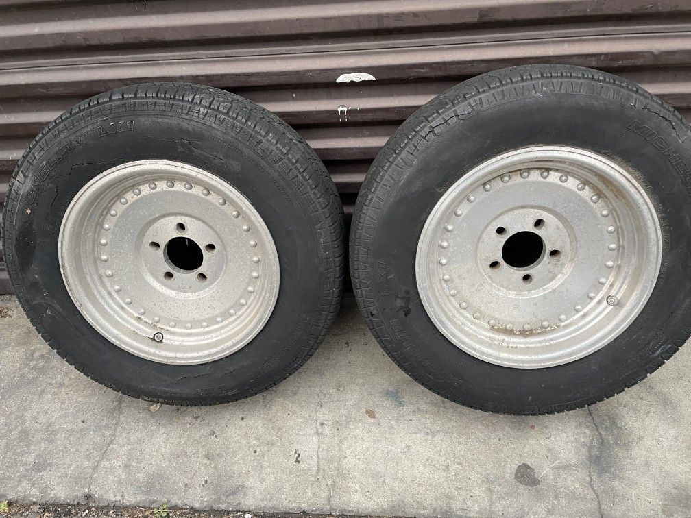 Two 15x7 Keystone Votrex rims (like centerlines) 5 lug wheels for Sale
