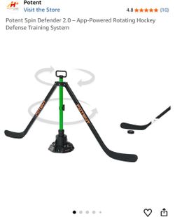 Potent Spin Defender 2.0 Rotating Hockey Training System