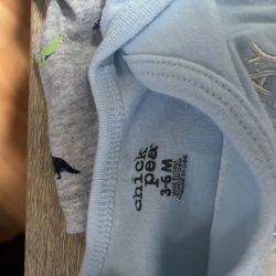 4 Infant (0-6 months) sleep gowns