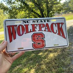 NEW Wolfpack Liscense Plate
