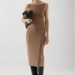 COS Backless Knitted Slip Dress