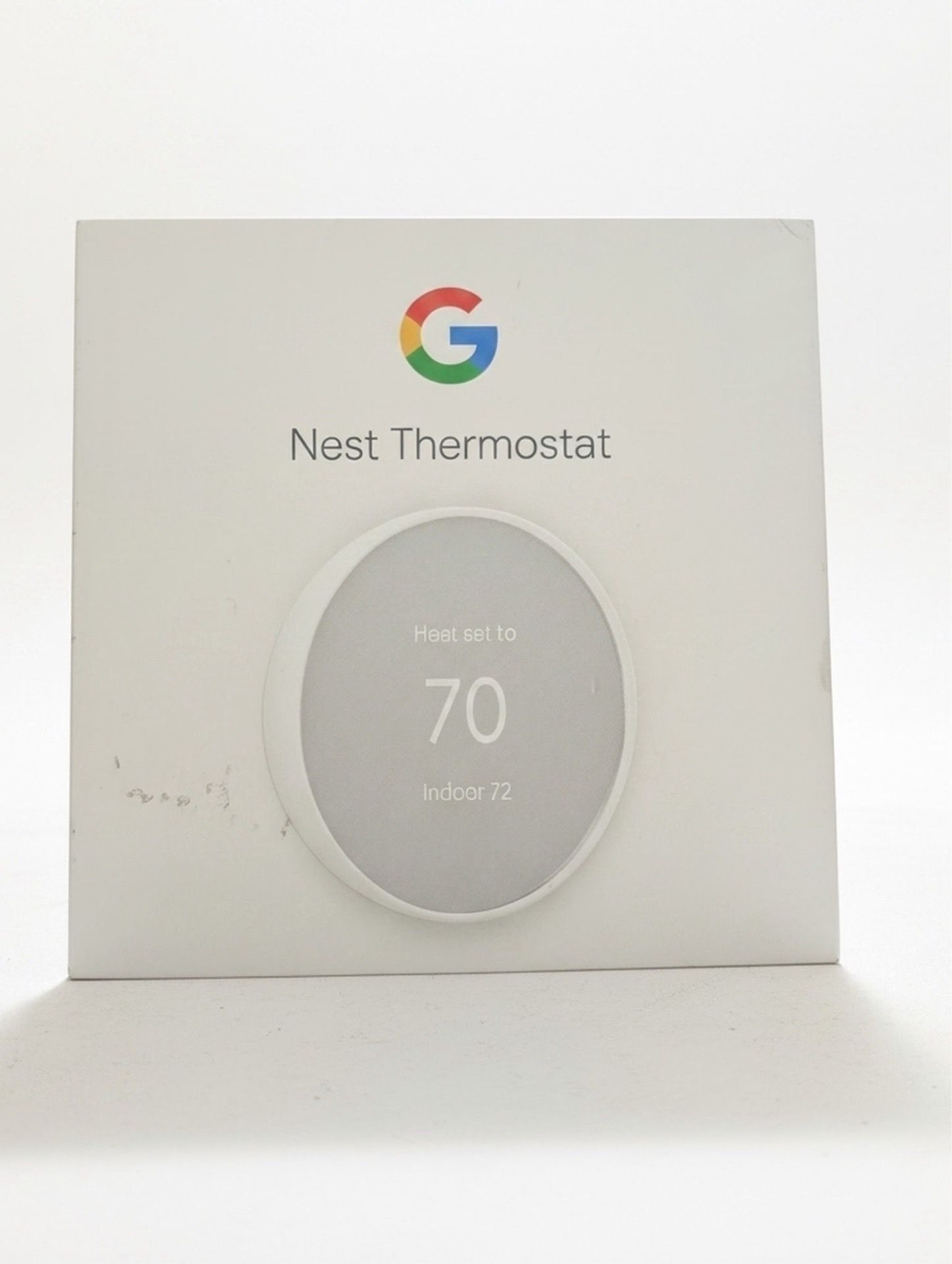 Nest Thermostat - Smart Programmable Wi-Fi Thermostat - Snow