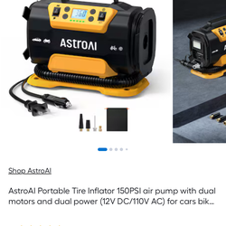 Portable Tire Inflator 150PSI