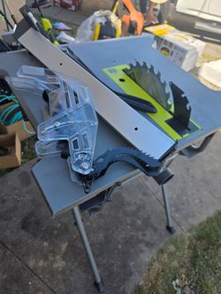 RYOBI
15 Amp 10 in. Compact Portable Corded Jobsite Table Saw with Folding Stand