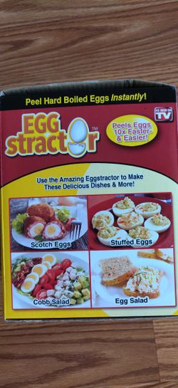 Eggstractor Peel Hard Boiled Eggs Instantly
