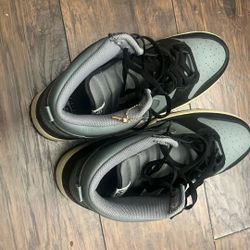 Grey Jordan 1 Mid Size 14