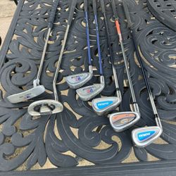Youth Lefty Golf Clubs With Accessories 