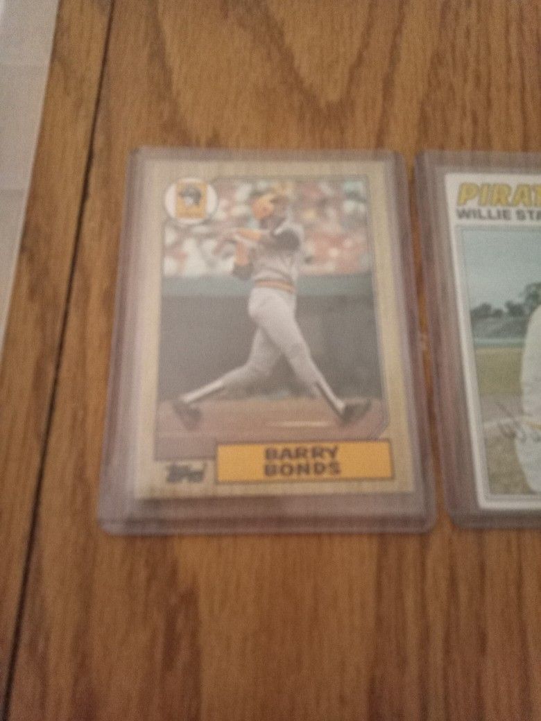 Barry Bonds Rookie Card And Willie St