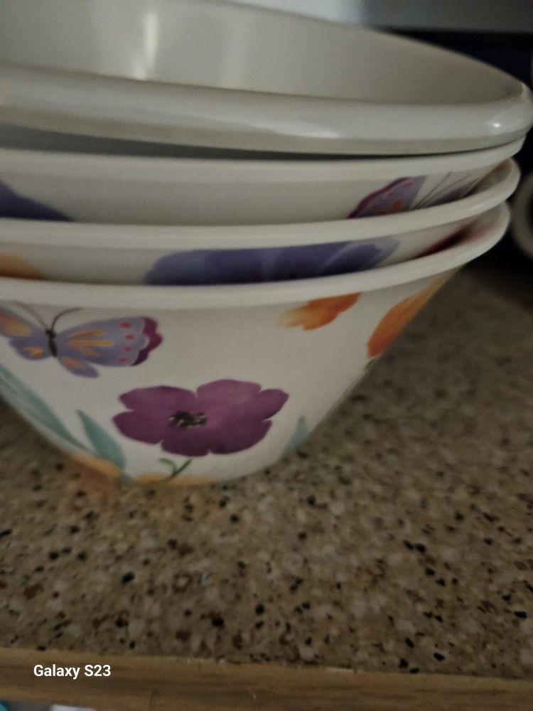 Floral Bowls & Salad Plates