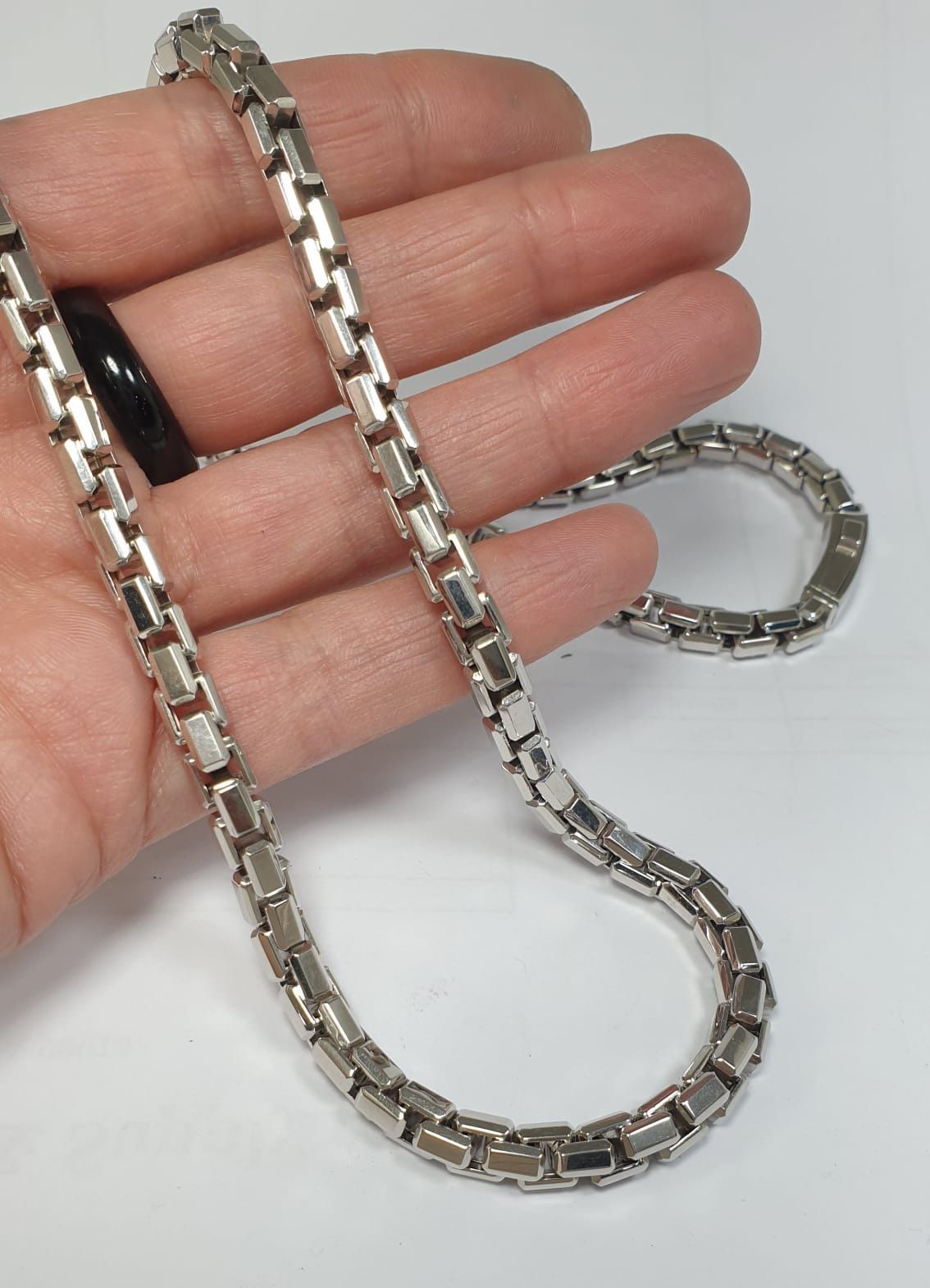 New Box Chain 14k Gold 50gr 28in Long 6mm Thick