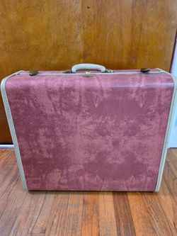 Vintage Samsonite wood suitecase
