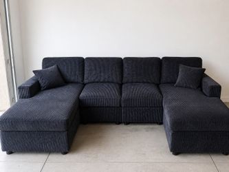 🛋️ New Best-Selling U-Shape Sectional Sofa Couch • $10 Down