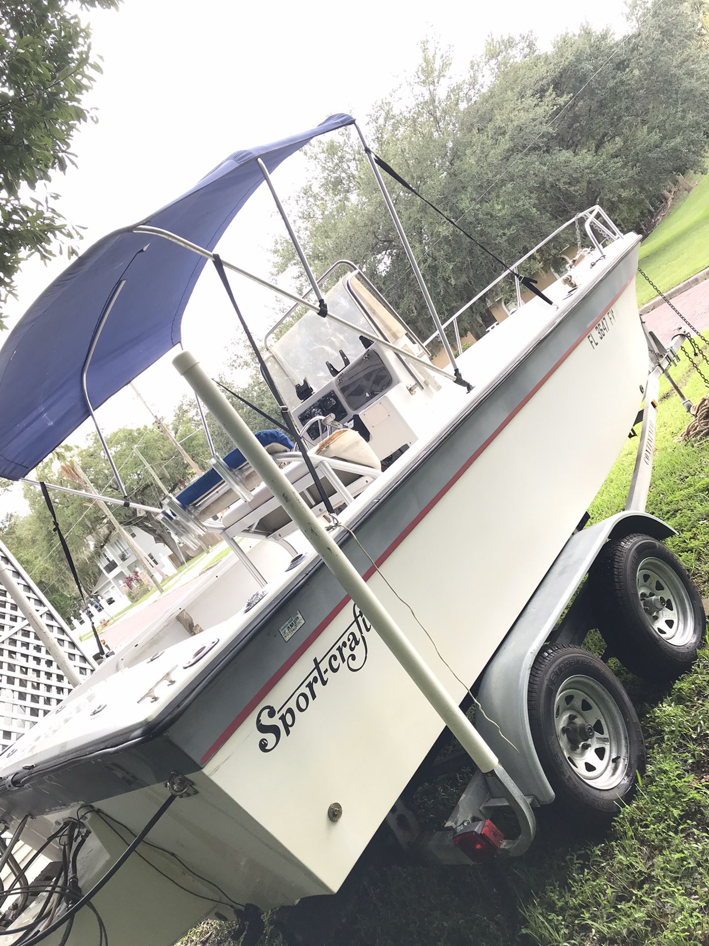 1988 Sportscraft 20 foot center console With a 2003 Yamaha 150hp Water Ready 6500 or best offer