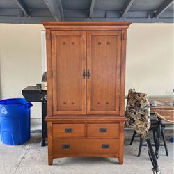 Two Piece TV Armoire  LARGE PIECE 