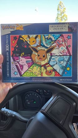 Pokémon Eevee Artcrystal Jigsaw Puzzle 300 Pieces