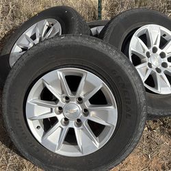 Stock Silverado wheels