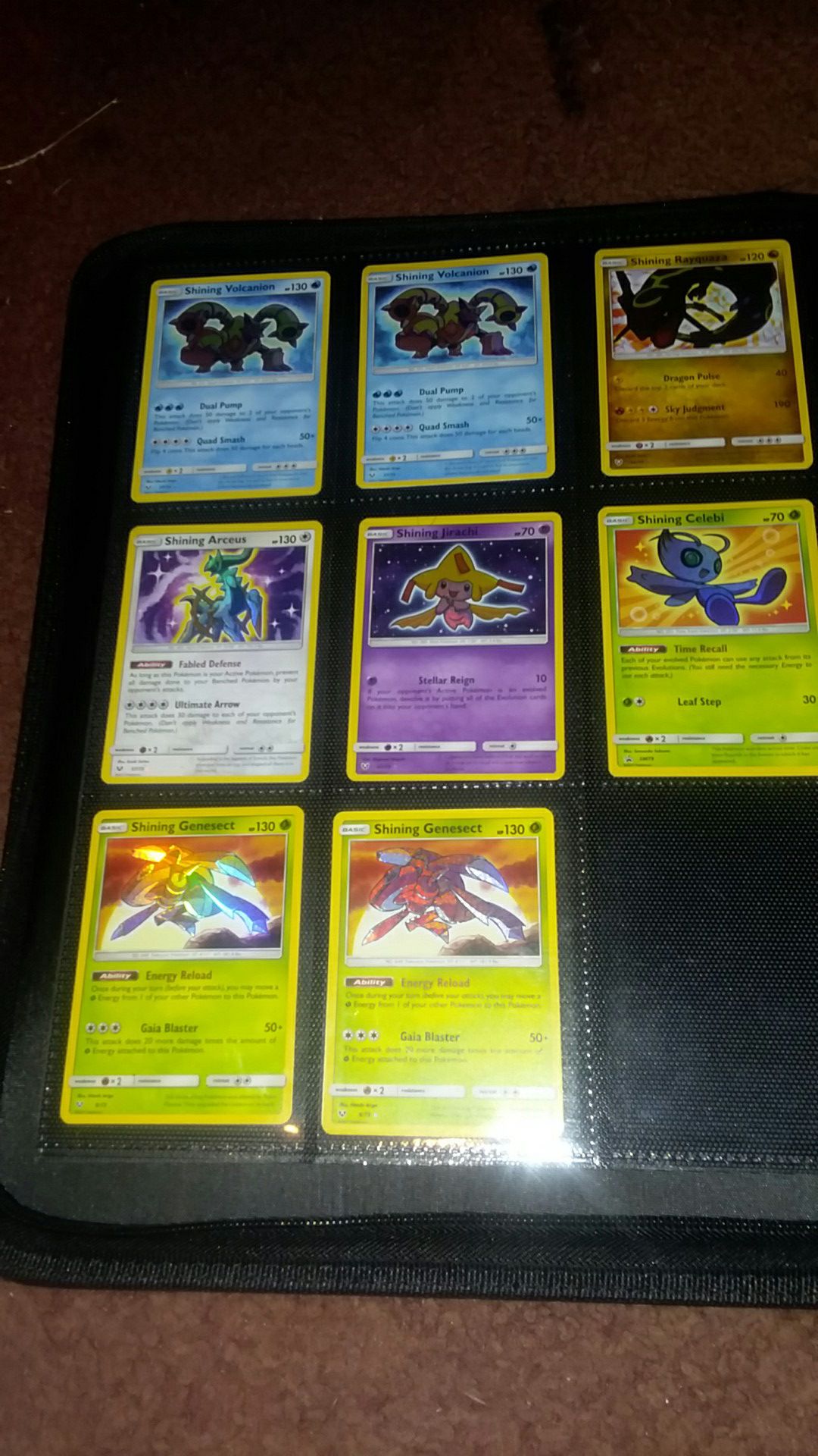 Shining Pokemon cards