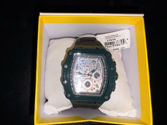 Men’s Invicta Chronograph Skeleton Dial Watch Brand New in Box MSRP $395