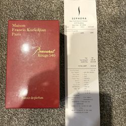 *Sealed* Madison Francis Kurkdjian Paris Baccarat Rouge 540 Extrait de parfum 200mL