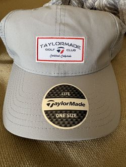 New Grey Taylormade Soft Hat