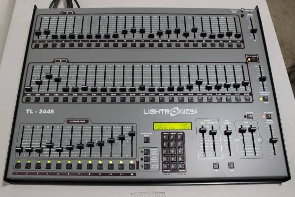 Lightronics TL2448 48 Channel Conventional & 8 Moving Light Console wi
